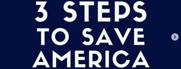 3 Steps to Save America
